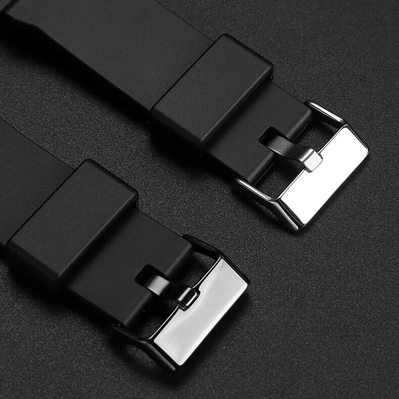 حزام ساعة جل السيليكا الأسود لساعة كاسيو جي شوك GW-9200 GW-9110 G-9200 حزام الساعات GW9200 GW9110 G9200 ملحقات ساعة رجالية مطاطية