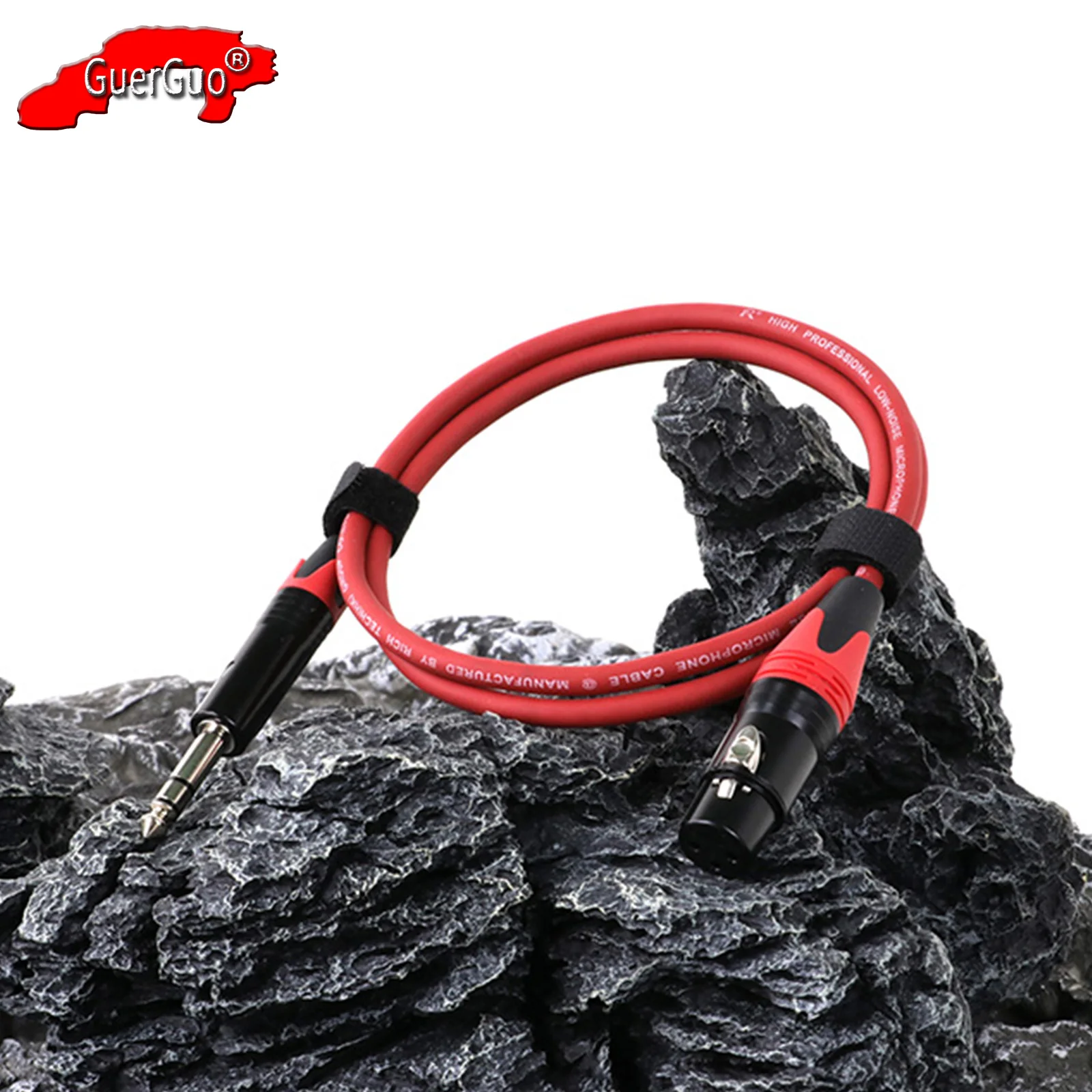 0.2M-30M XLR Female to 6.35mm TRS Stereo Jack Audio Extension Cable,3Pin Female XLR to 1/4 Inch Plug Balanced Interconnect Cord