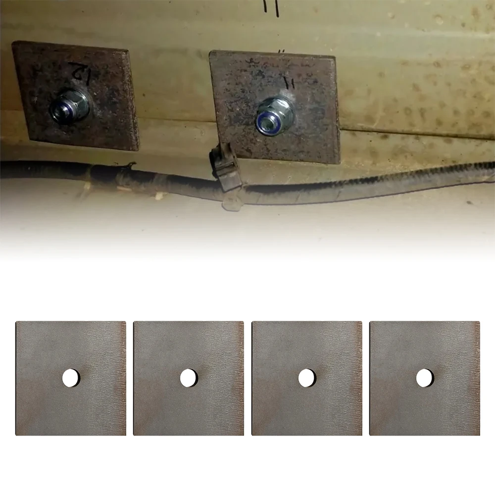 4 قطعة منصات تعديل RV للتخييم لمقعد الشاحنة أو الطاقم أو لوحات توزيع تحويل التخييم 6 مللي متر ملحقات وسادات تعديل سميكة #1