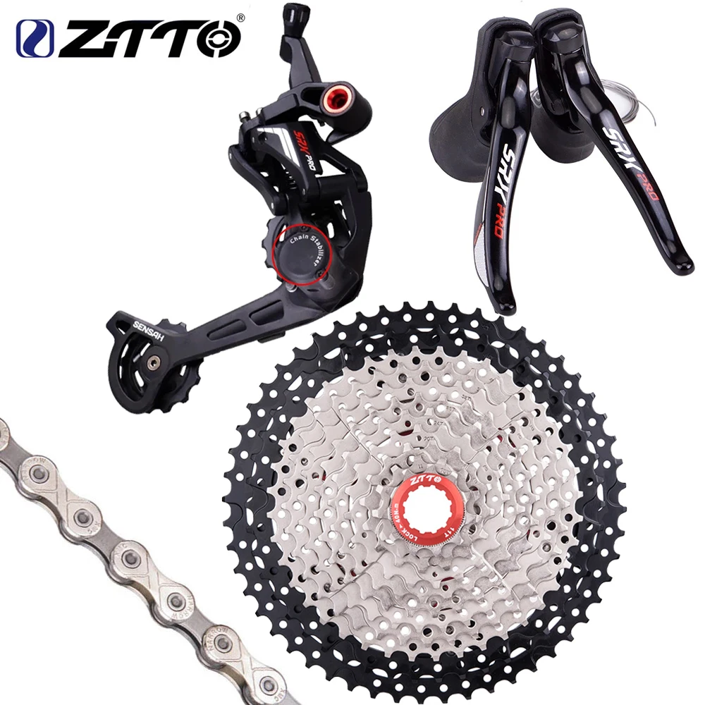 

ZTTO 1x11 Speed Road Bicycle Groupset 11S R/L Shifter Rear Derailleur Cassette 42T 46T 50T 52T 11V Chain Gravel Bike Cyclo-Cross