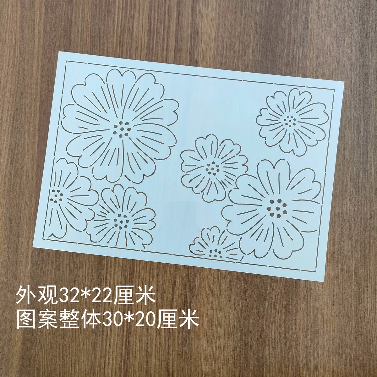 Reusable PET drawing formwork for Embroidery floral and plant pattern soft Quilting Templates Sashiko Stencils