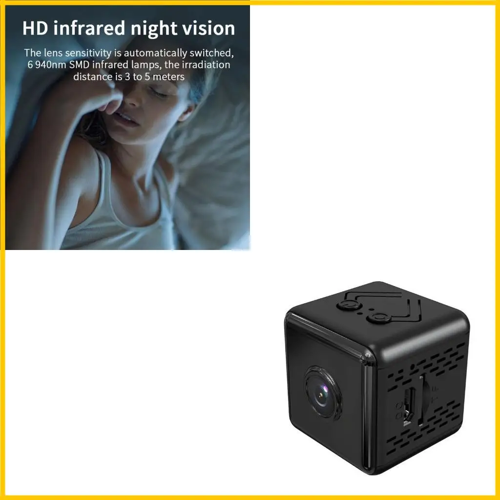 X6D 4K1080P اللاسلكي مراقب Mini كاميرا ويب للمراقبة المحمولة