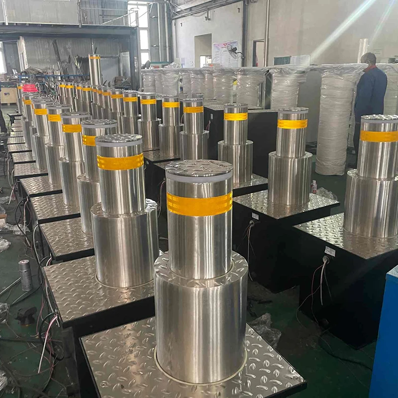 Traffic Car Barrier Sectional Telescopic Parking Bollard Automatic Hydraulic Rising Bollard