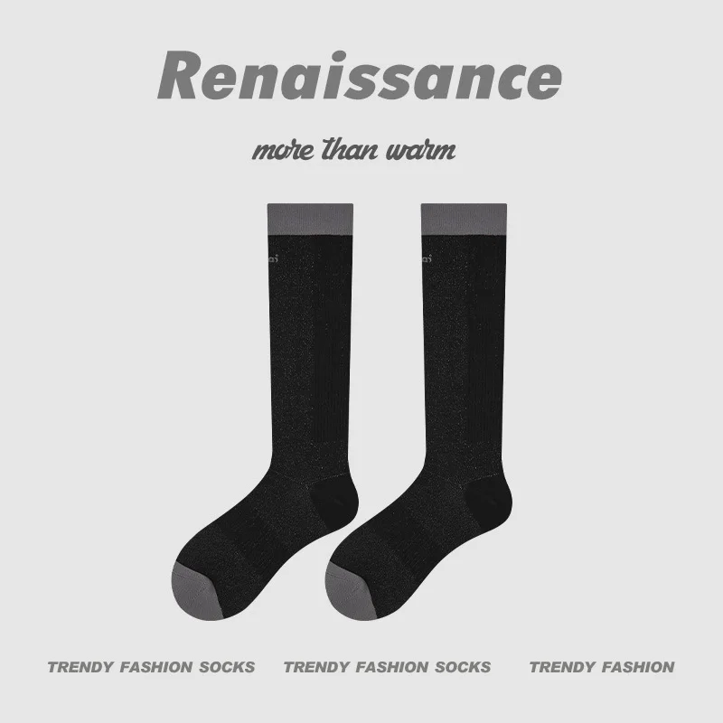 1-2pairs Marathon Running Recovery Stockings Compression Thigh High Socks Elastic Fiber Lessen Post Sport Calf Stiffness