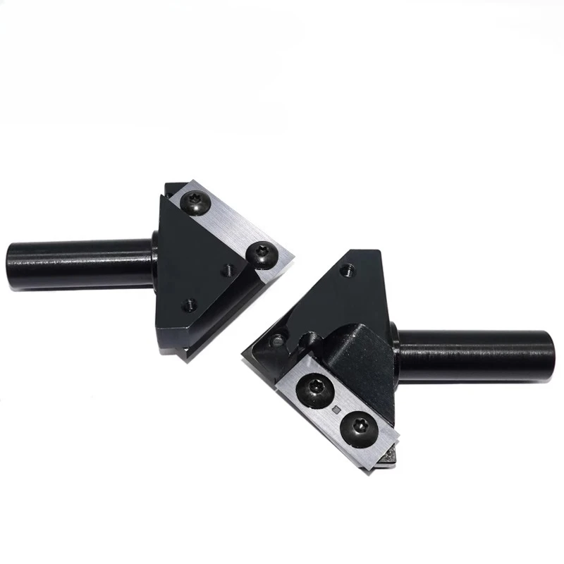 Discarded 90-degree V-shaped Knife Trimming Cutter Head Chamfer Slotting Cutter Woodworking Tool Router Bit