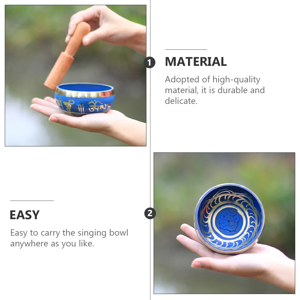 

1 set 1 Set Of Tibetan Singing Bowl Handmade Meditation Yoga Healing Instrument For Relaxation Mindfulness Nepal Buddhist Sound