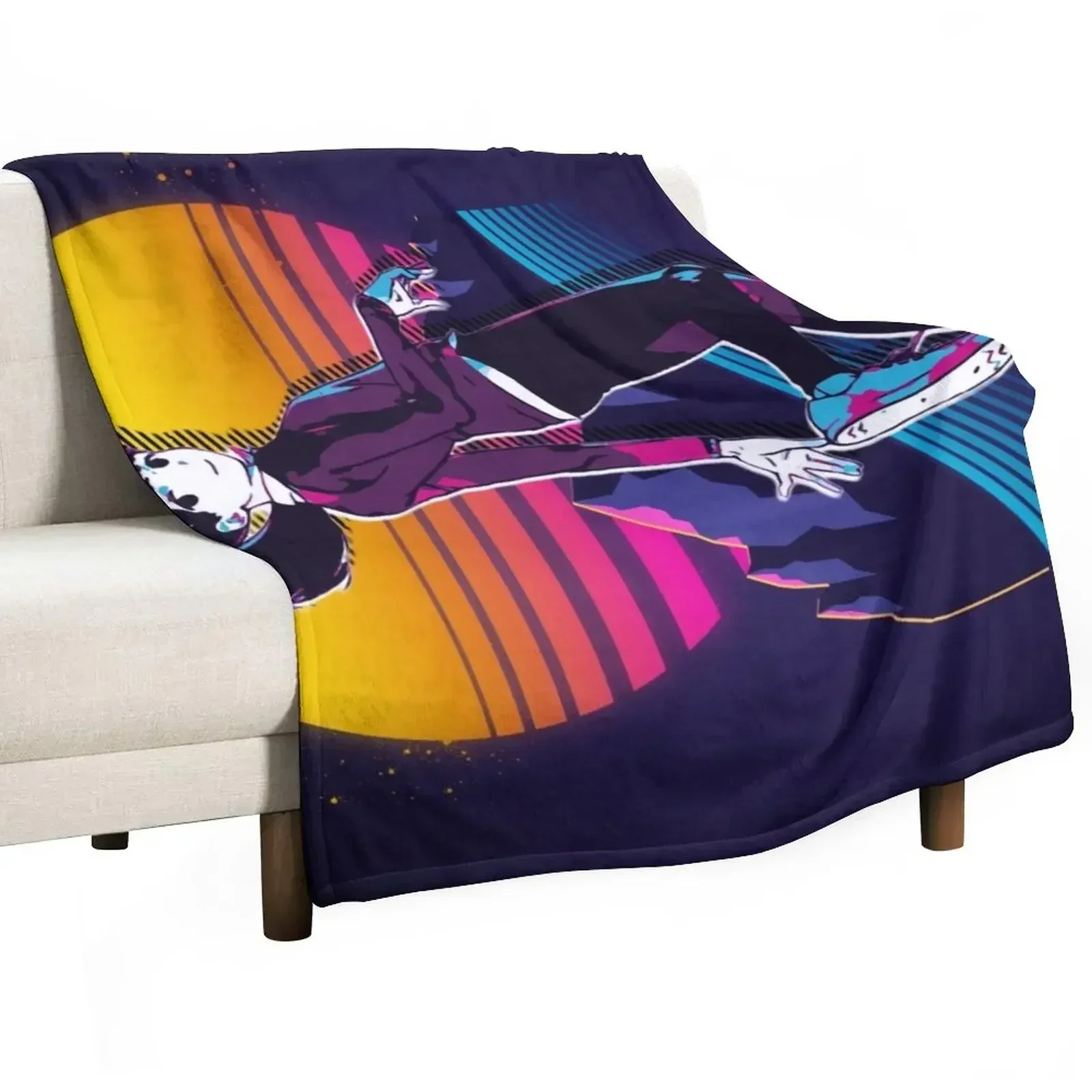 Digimon Survive - Aoi *80s retro* Throw Blanket Tourist Giant Sofa Blankets