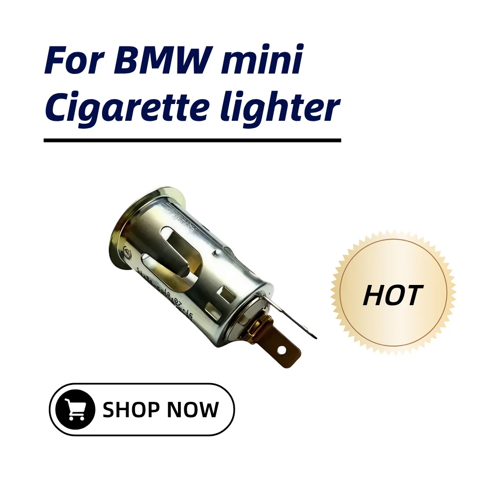 For BMW 1 2 3 4 5 6 7 Series X1 X2 X3 MINI Cooper Car Trim Car Accessories Auto Spare Parts Cigarette Lighter Element Car Tool