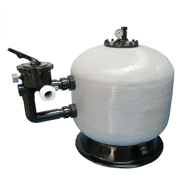 pond automatic sand filter price fish pond Side Mount water treatment sand filter