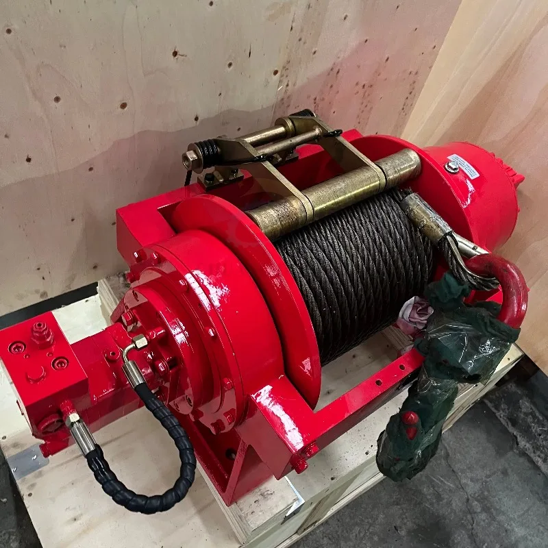 Multi-Ton Hydraulic Recovery Winch 8–30 Ton / 20000Lbs Rated, Steel Wire Rope Pulling Design for Off Road Vehicle Rescue & Wreck