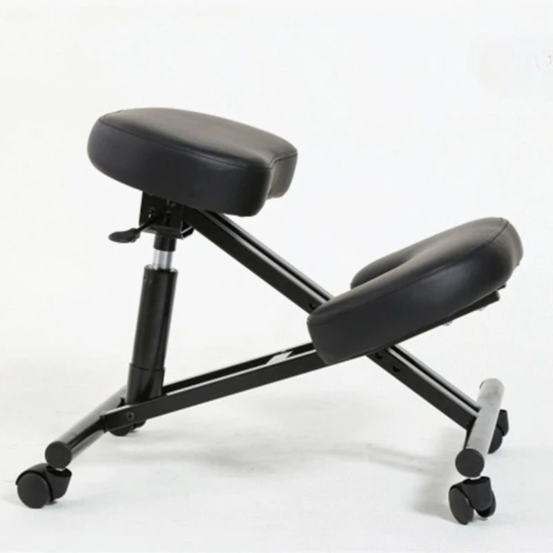 Ergonomic Kneeling Horse Riding Chair Adjustable Kneel Stool Thick Cushion Balancing Back Body Shaping Computer Seat