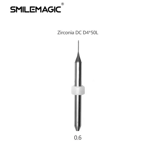 Imagen 2 del producto Aidite-fresas de laboratorio Dental, AMD-500, Zirconia, CADCAM, fresado, revestimiento de CC, vástago de 4mm de diámetro