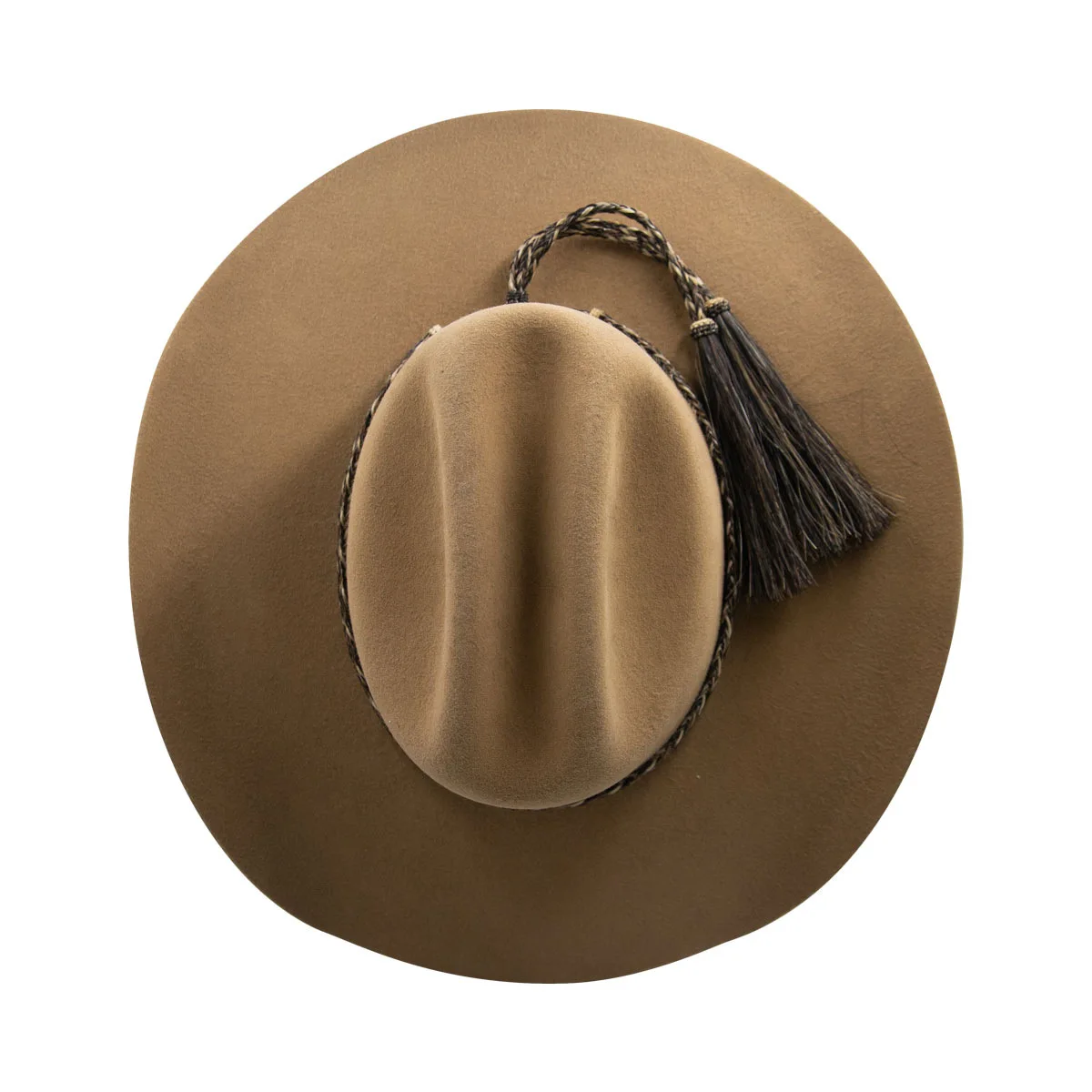 Cappello Fedora in lana 100% di nuova moda - Cappello in feltro da uomo e da donna in stile cowboy occidentale, top