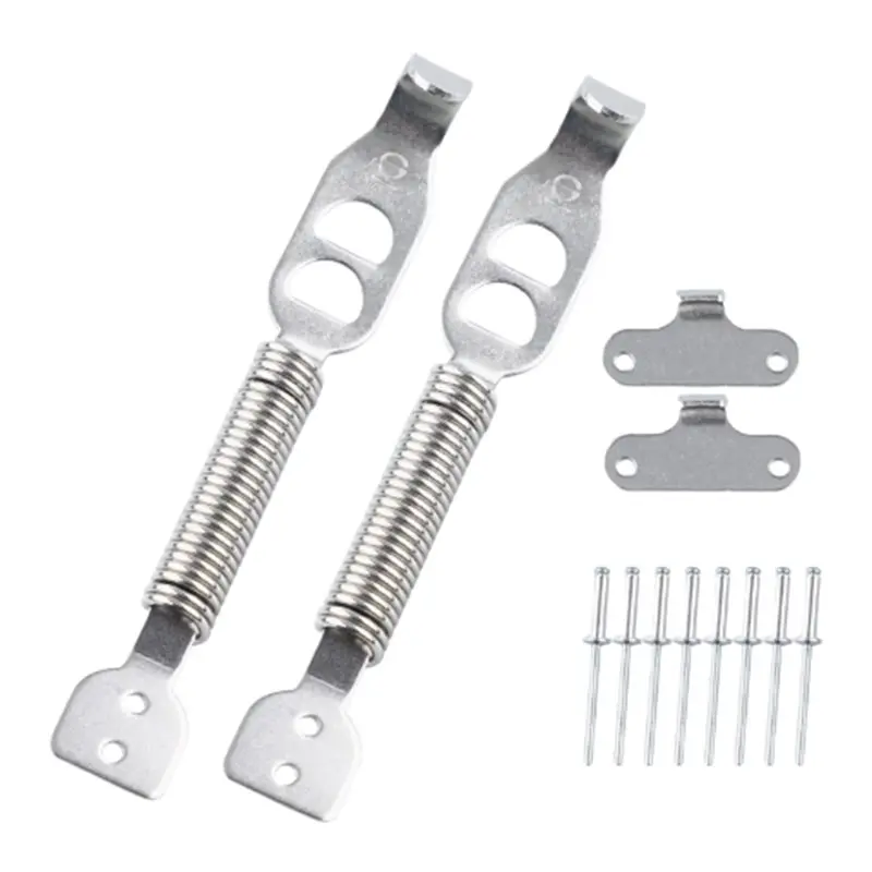 ABTC-Universal Tailgate Hooks 1Set Tail Spring Hook Suitable For Car Hood Locks Trunk Locks