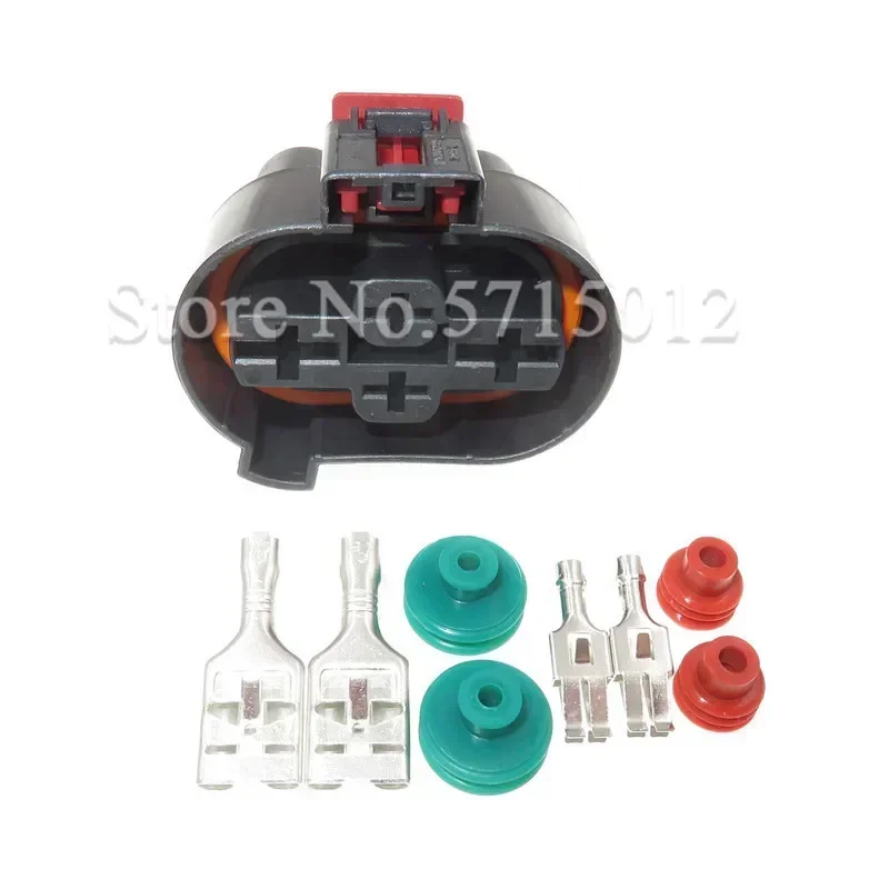 4 Hole 1K0 906 234 Automotive Car Electronic Fan Plug Female Wire Socket For VW Polo Golf Audi