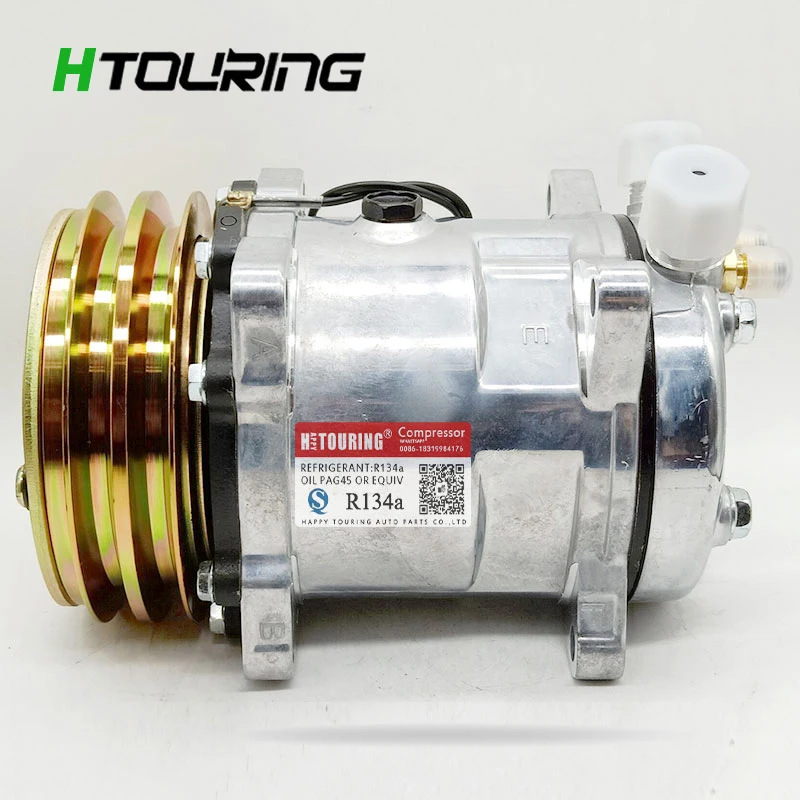 

Auto Air Conditioner AC Compressor Universal for Sanden 508 SD5H14 SD5S14 5H14 12V 24V 2GA 6664 6626 4509 4510 5720 S6626 S6664