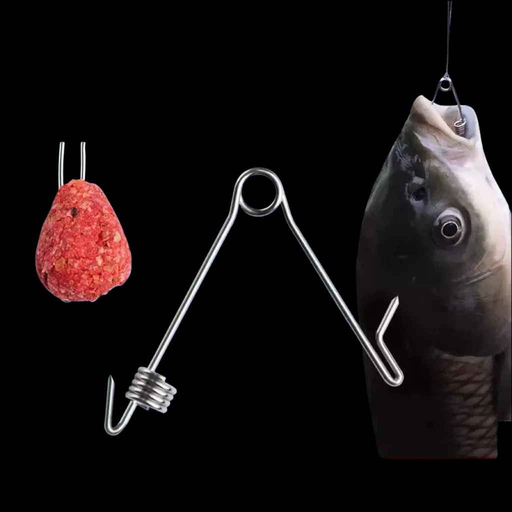 10-piece set of automatic fishing hooks, I love invention fishing gear, spring hooks, smart fishing jigs, lazy fishing hooks, ou