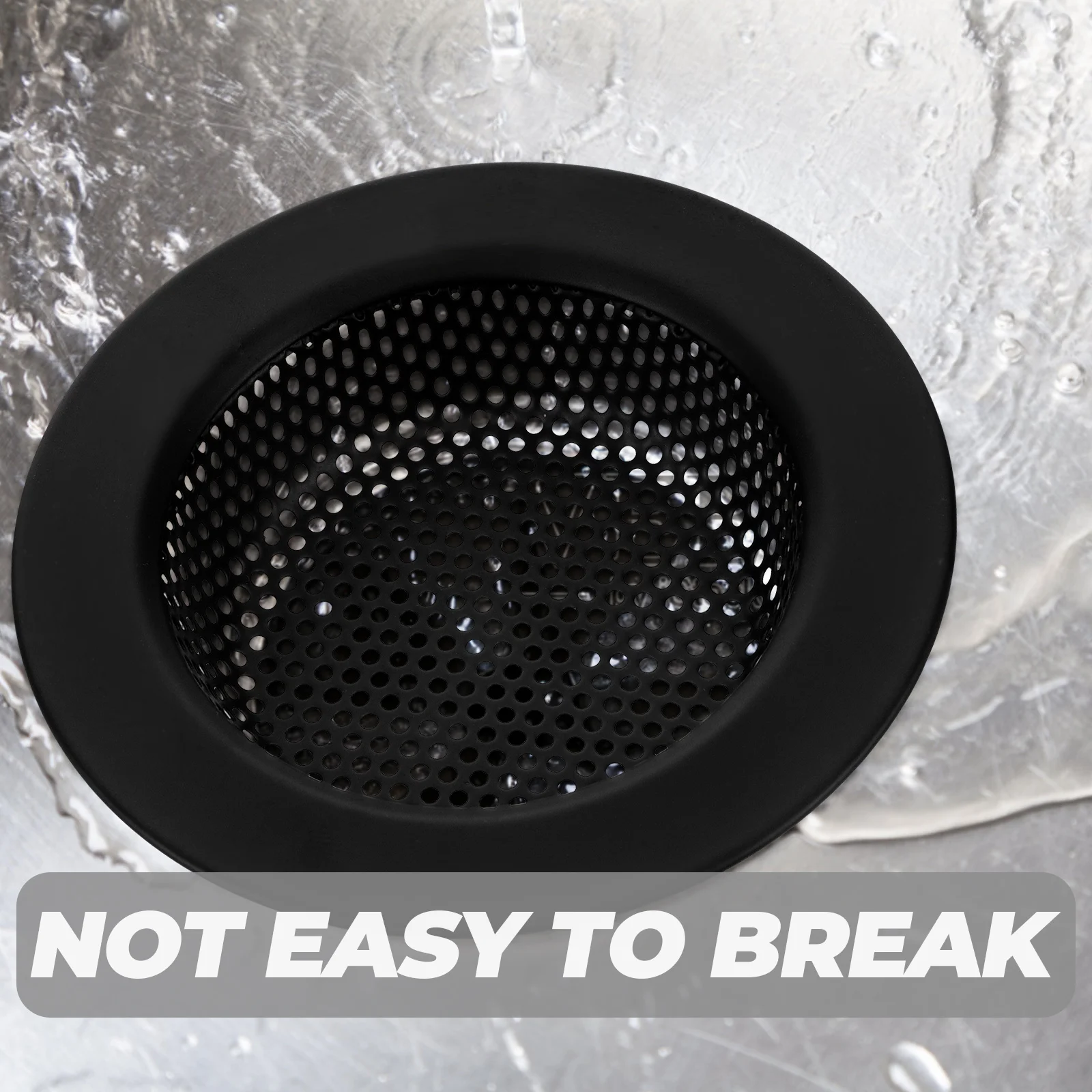 

Практичный металлический фильтр для раковины, кухонный сливной фильтр, фильтр для раковины из нержавеющей стали для пищевых отходов, ловушка для волос