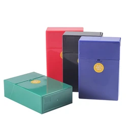 Plastic Small Card Collection Organizer Photo Card Holder Box Flip Lid Credential Holder Idol Photo Storage Case Cigarette Case