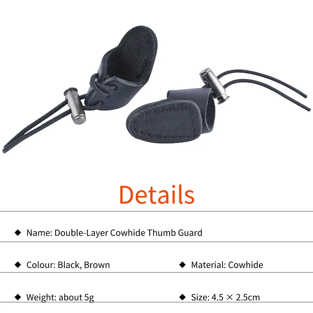 عالية الجودة الرماية الإبهام الحرس قابل للتعديل يجب أن يكون ملحق إصبع الحرس حامي كلا اليدين قوس منحني عشاق الرماية #6