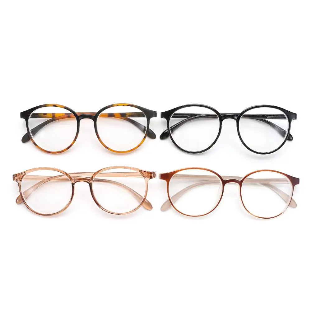 Fashion Myopia Glasses For Women Men Optical Spectacles Vision Care Eyeglasses Round Frame Eyewear