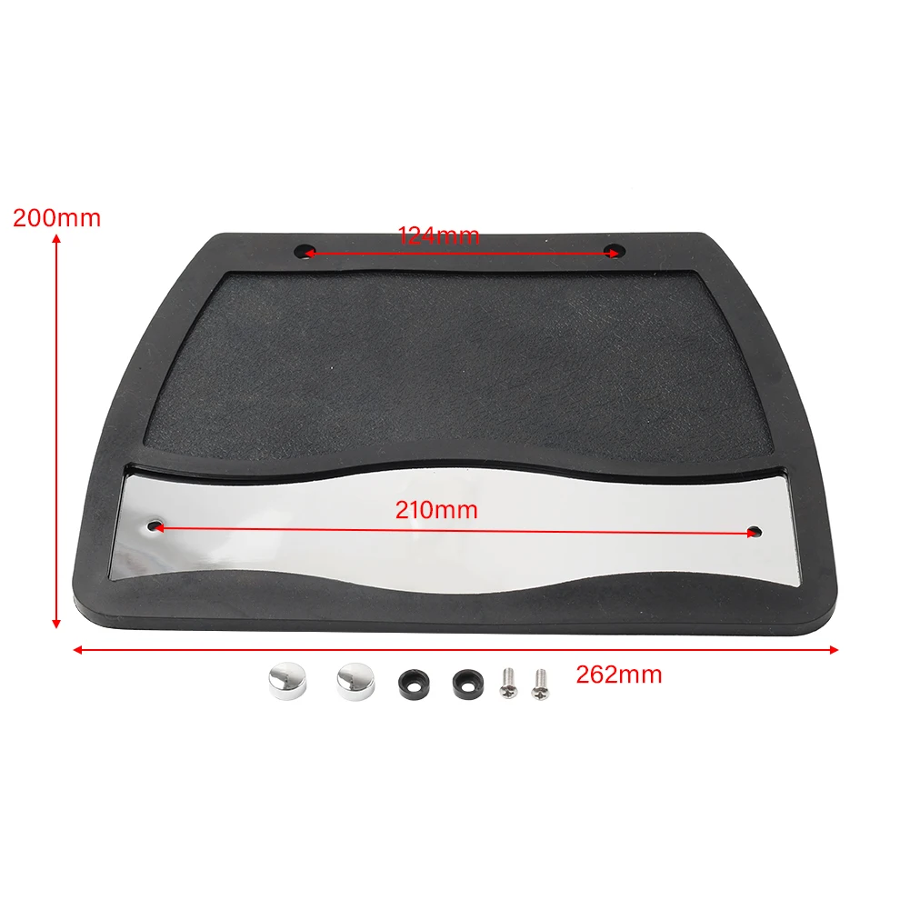 Motorbike Rubber Rear Mudguard Mud Flap Splash Guard Protector For Honda Goldwing GL1500 GL1800 GL1200 Black