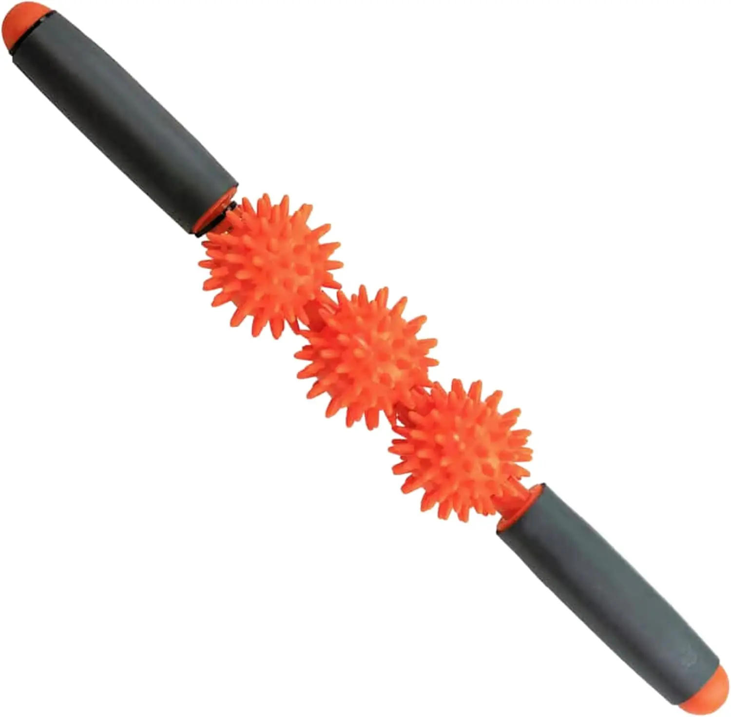 

Массажный ролик с шипами и 3 независимыми шариками для снятия мышечного напряжения, 17-дюймовая массажная палка