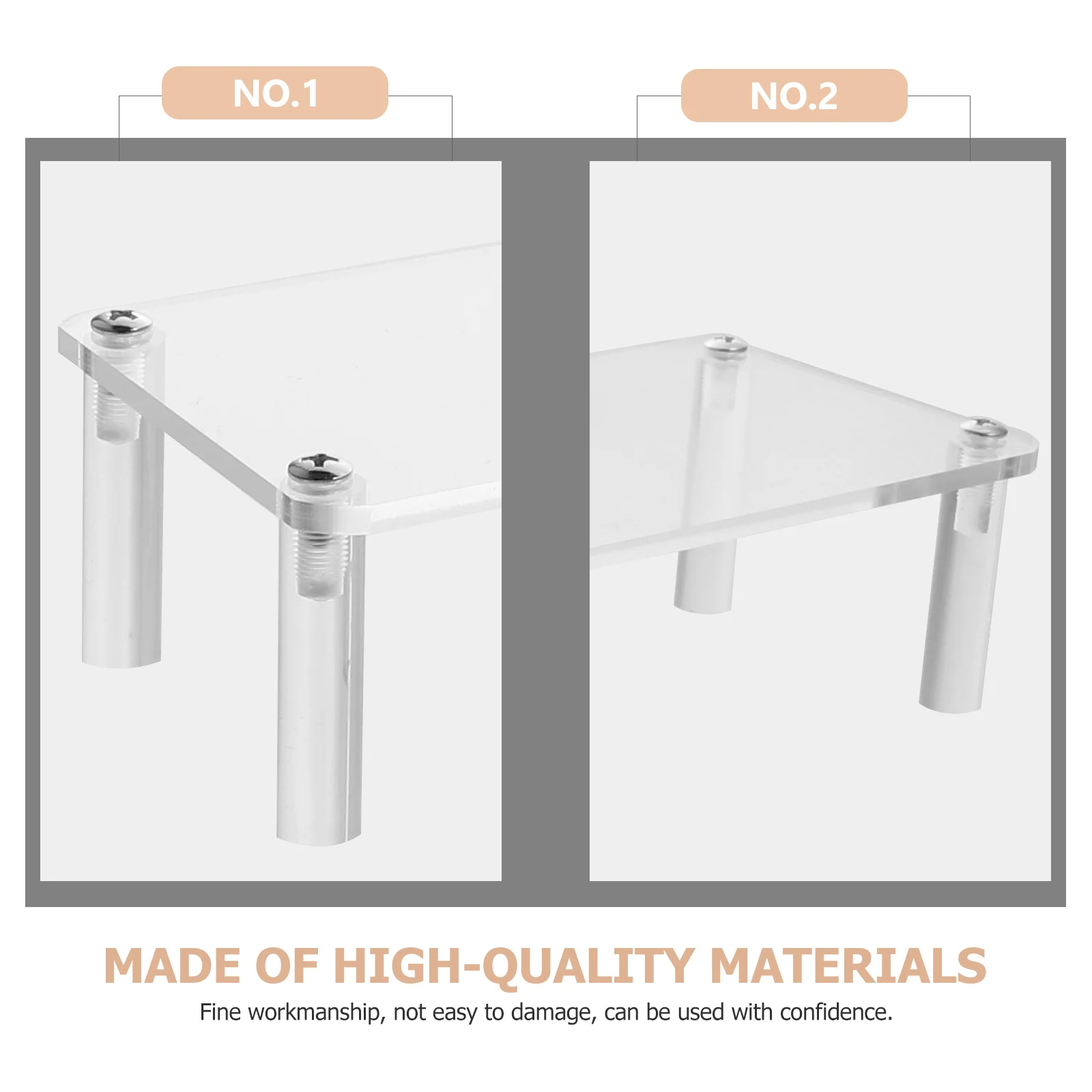 

1Pcs Acrylic Display Rack Durable and Reusable for Home Collections Storage Organizer Toy Display Stand Model Showing Stand