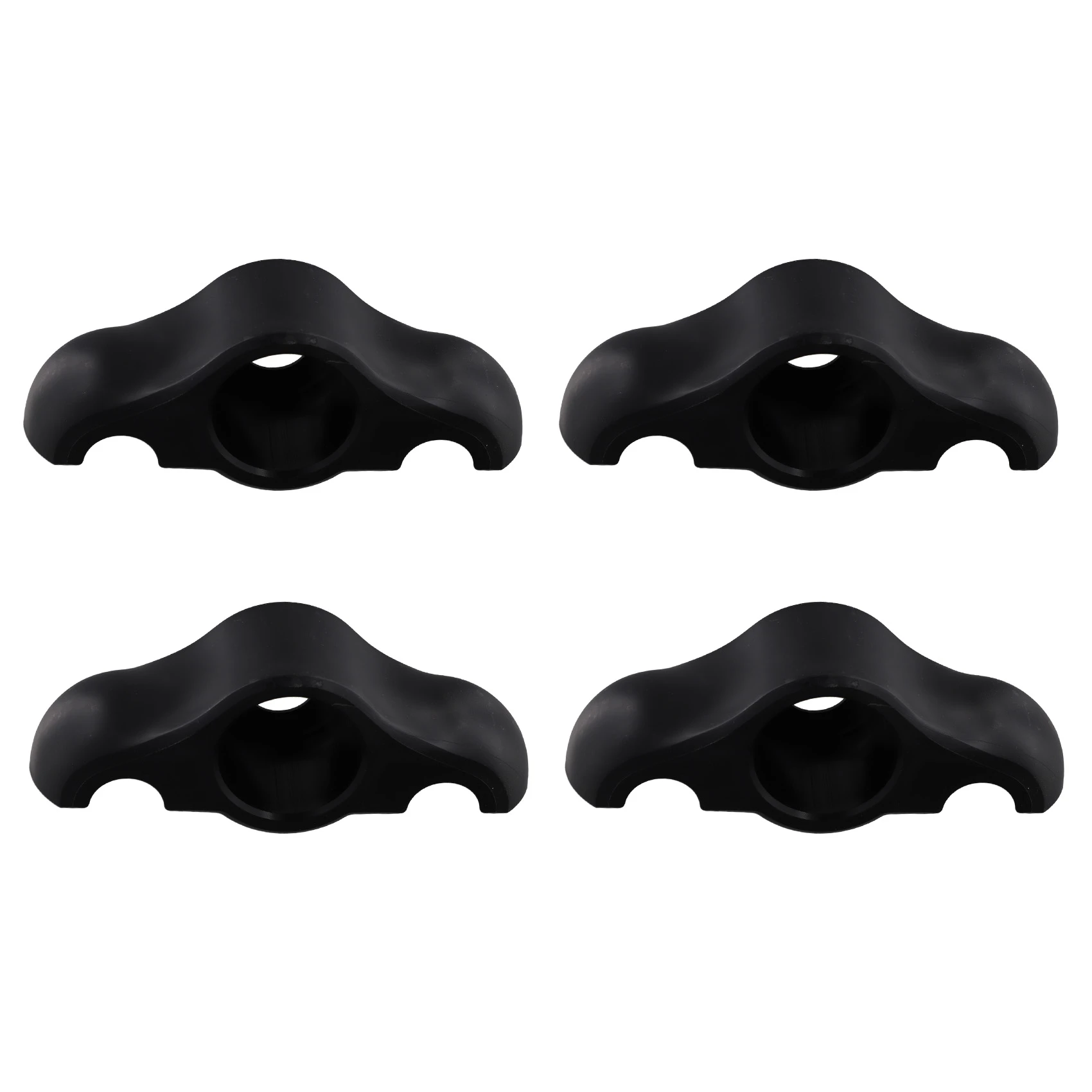 YHVC-4 Pack Indoor Cycling Snap Rocker Feet Adapters,for Smart Bike Resistance Trainer Home Workout Equipment,Without Ball