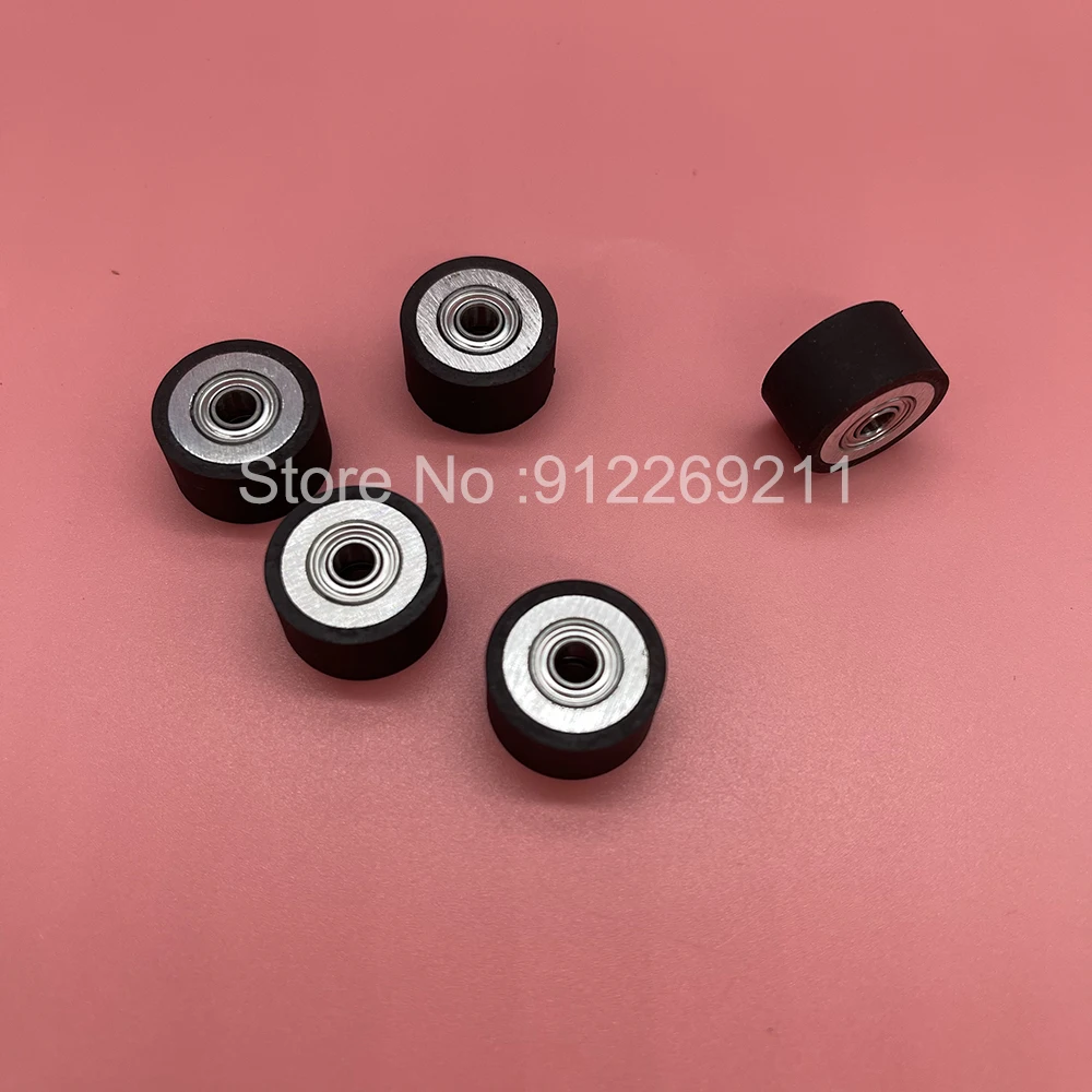 2PCS Cutting Plotter Paper Pressure Pinch Roller Rubber Push Wheel for Pcut CT900 CT1200 CT630 Kuco TH1300 TH740 T24 T48L Cutter