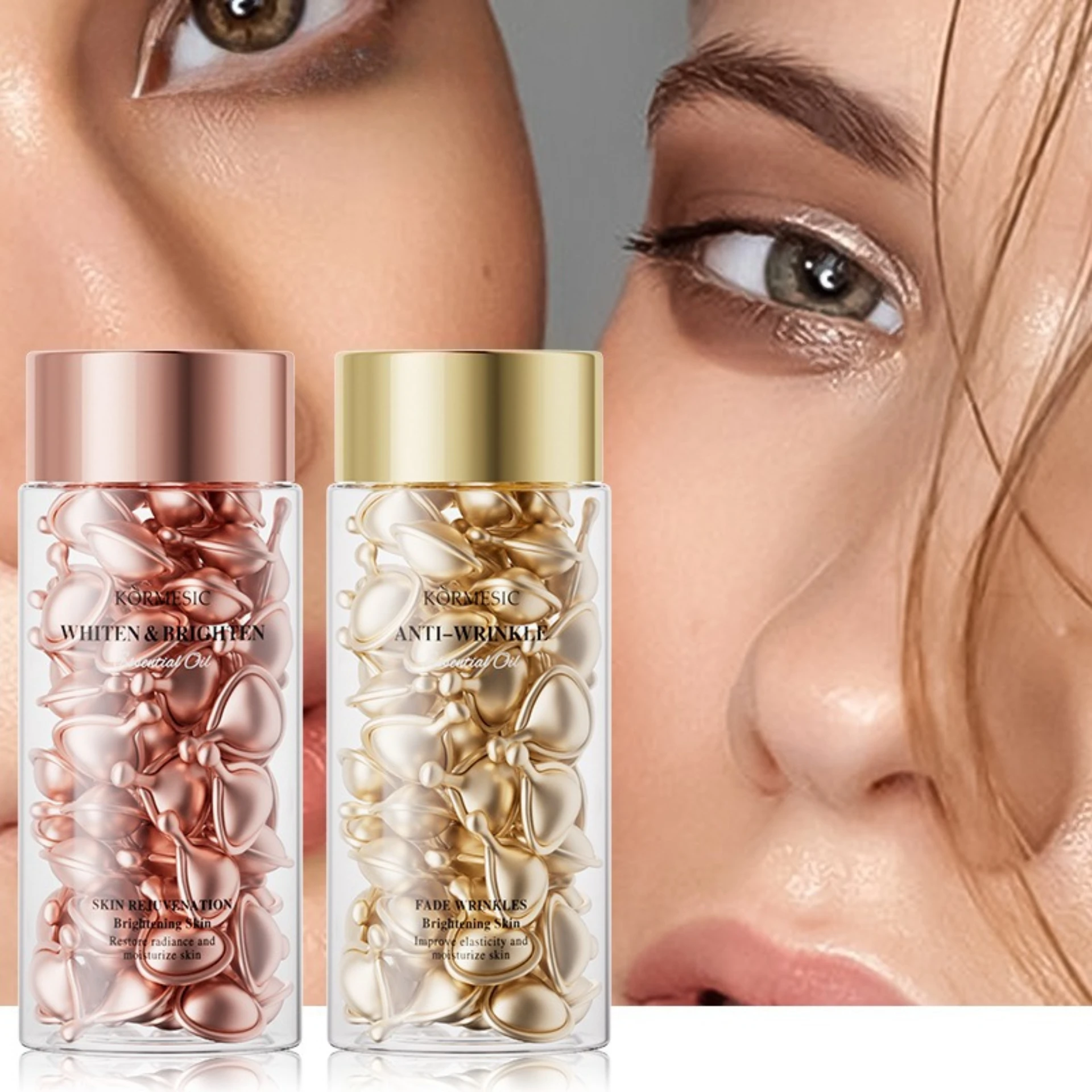 Moisturizing Hydrating Lifting Firming Lifting Skin Tone Increasing Elasticity Capsules Essential Oil Facial Serum Facial Care