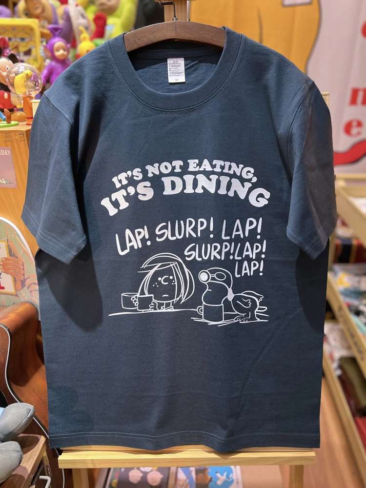 تي شيرت أمريكي عتيق الطراز لطيف من القطن الخالص بياقة دائرية وزن 265 جرام ثقيل الوزن للأزواج صيفي للتنقل اليومي بتصميم كرتوني...