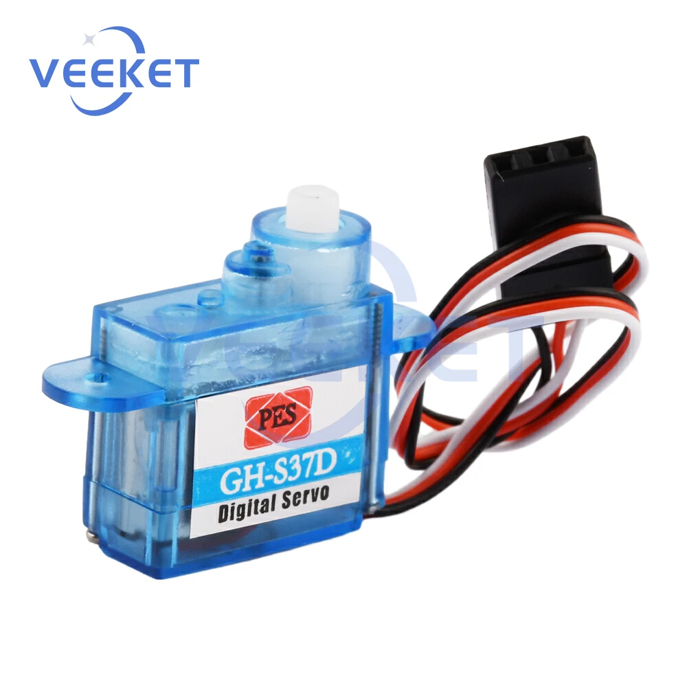 Micro Servo Digital de 3,7g GH-S37D para Control de aeromodelismo, dirección de vuelo, avión RC, helicóptero, barco para Arduino