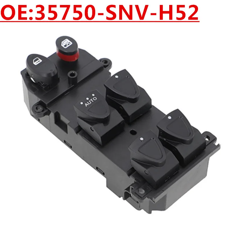 

OE:35750-SNV-H52 35750-SNA-H52 Front Hand Left Driver Power Window Master Control Switch For Honda Civic 2006 2007 2008 2011