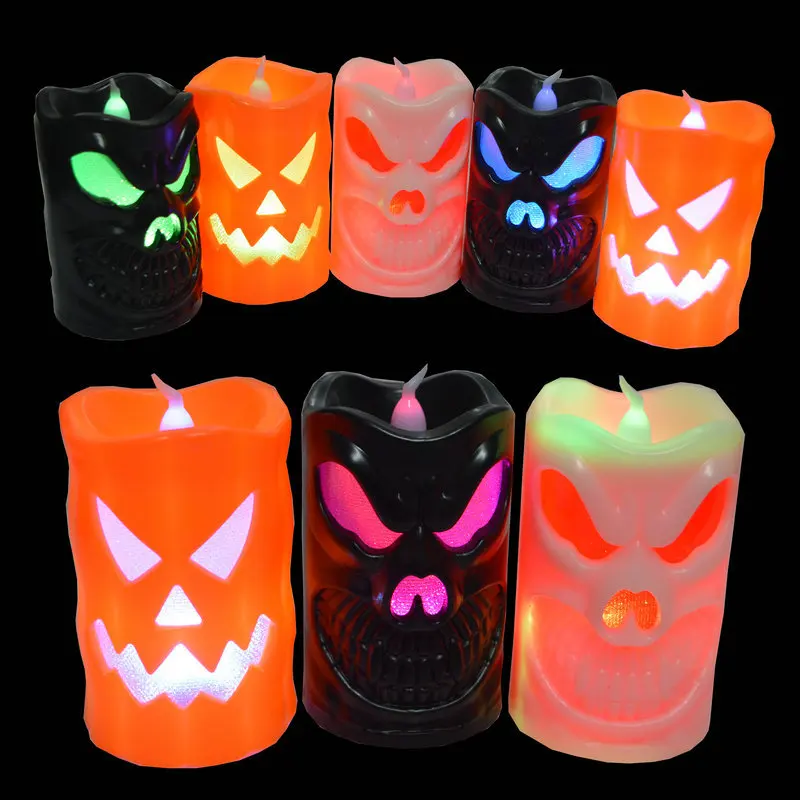 

Halloween Flameless LED Candles Party Decoration Pumpkin Lanterns Ghost Festival Lights