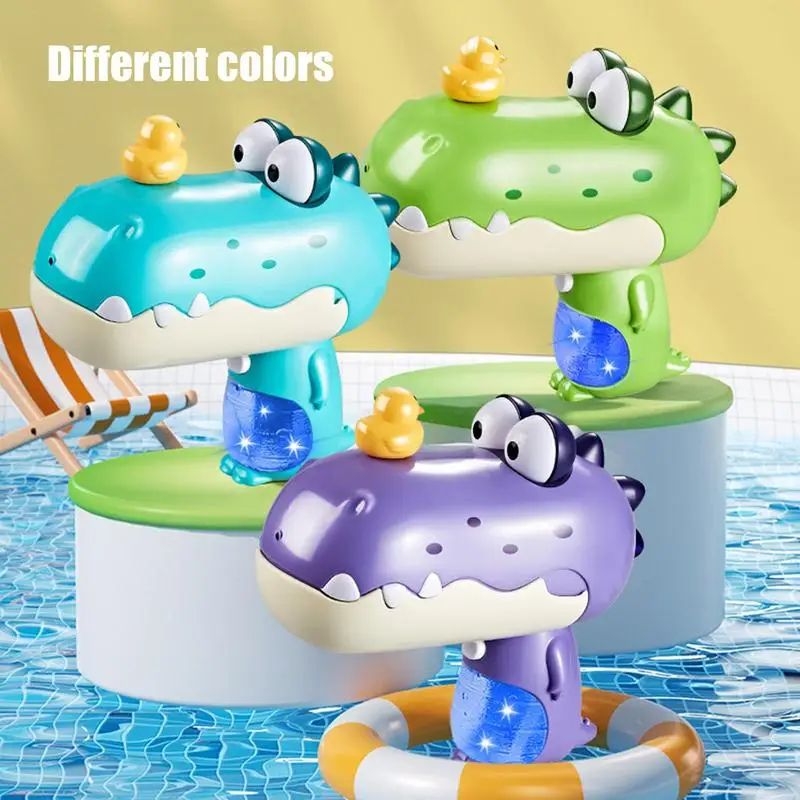 Kids Water Squirter Toys Crocodile Shape Outdoor Squirt Toy Electric Outdoor Fun Swimming Pool & Outside Games Beach & Backyard