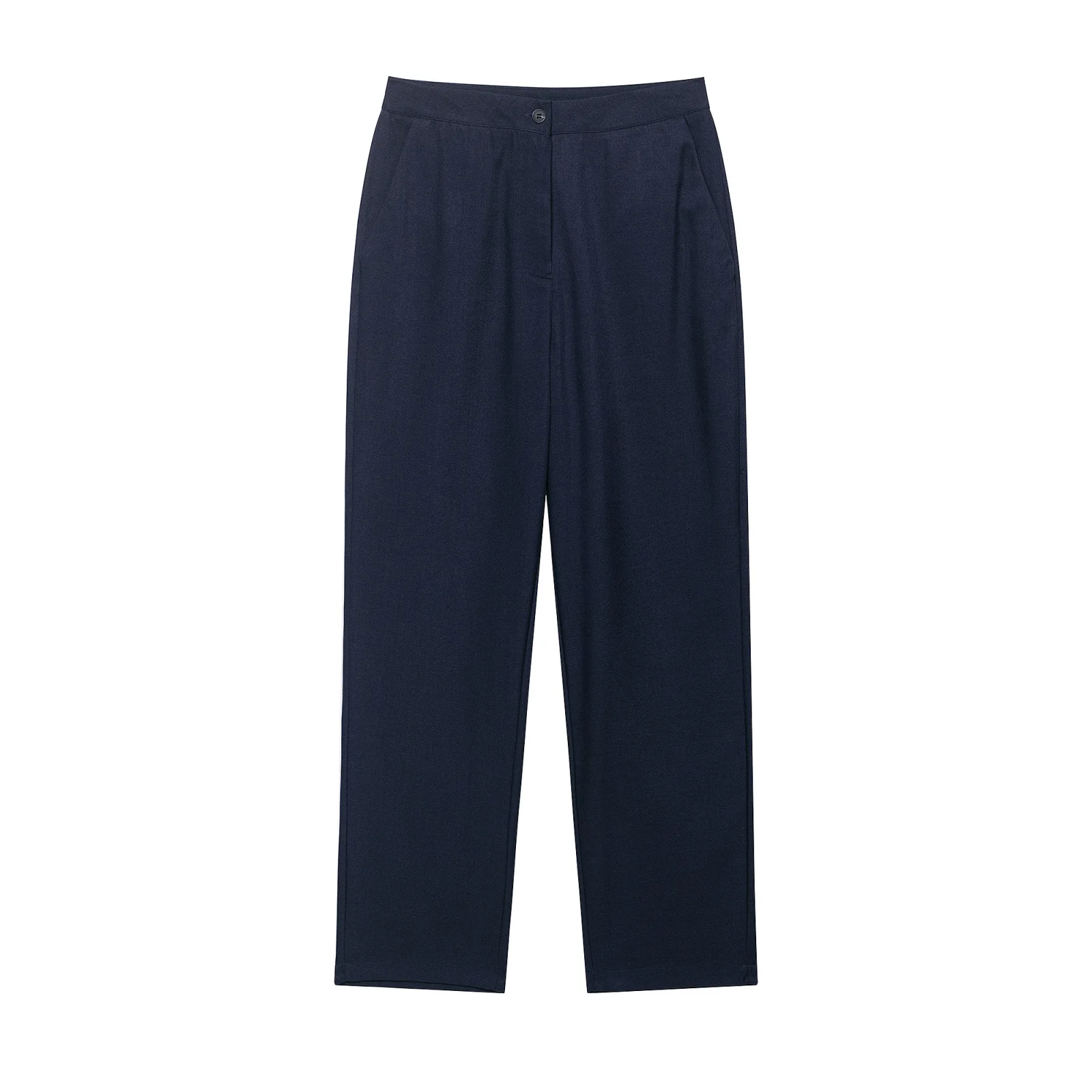 الخريف مكتب سيدة خمر الخامس الرقبة مزدوجة الصدر السترة مع جيوب عادية بسيطة مستقيم الساق بنطلون قطعتين مجموعة #4