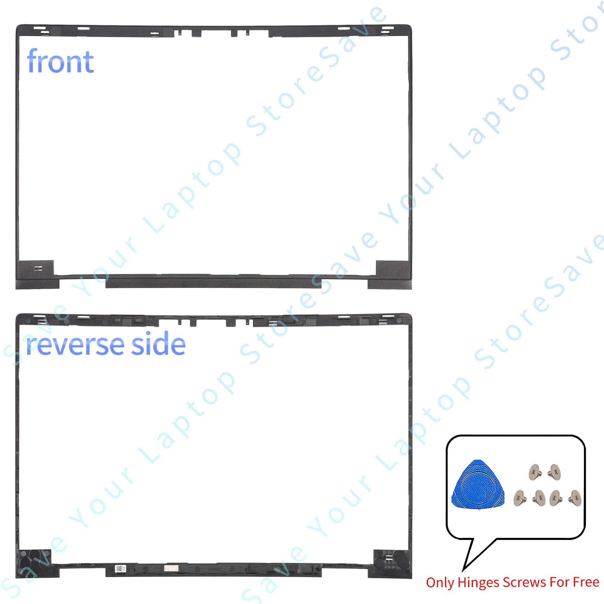 غطاء معدني لـ ENVY X360 15-BP 15M-BP 15-BQ 15M-BQ LCD الغطاء الخلفي/الإطار/الغطاء السفلي 924321-001 924344-001 بني/فضي 15.6 بوصة