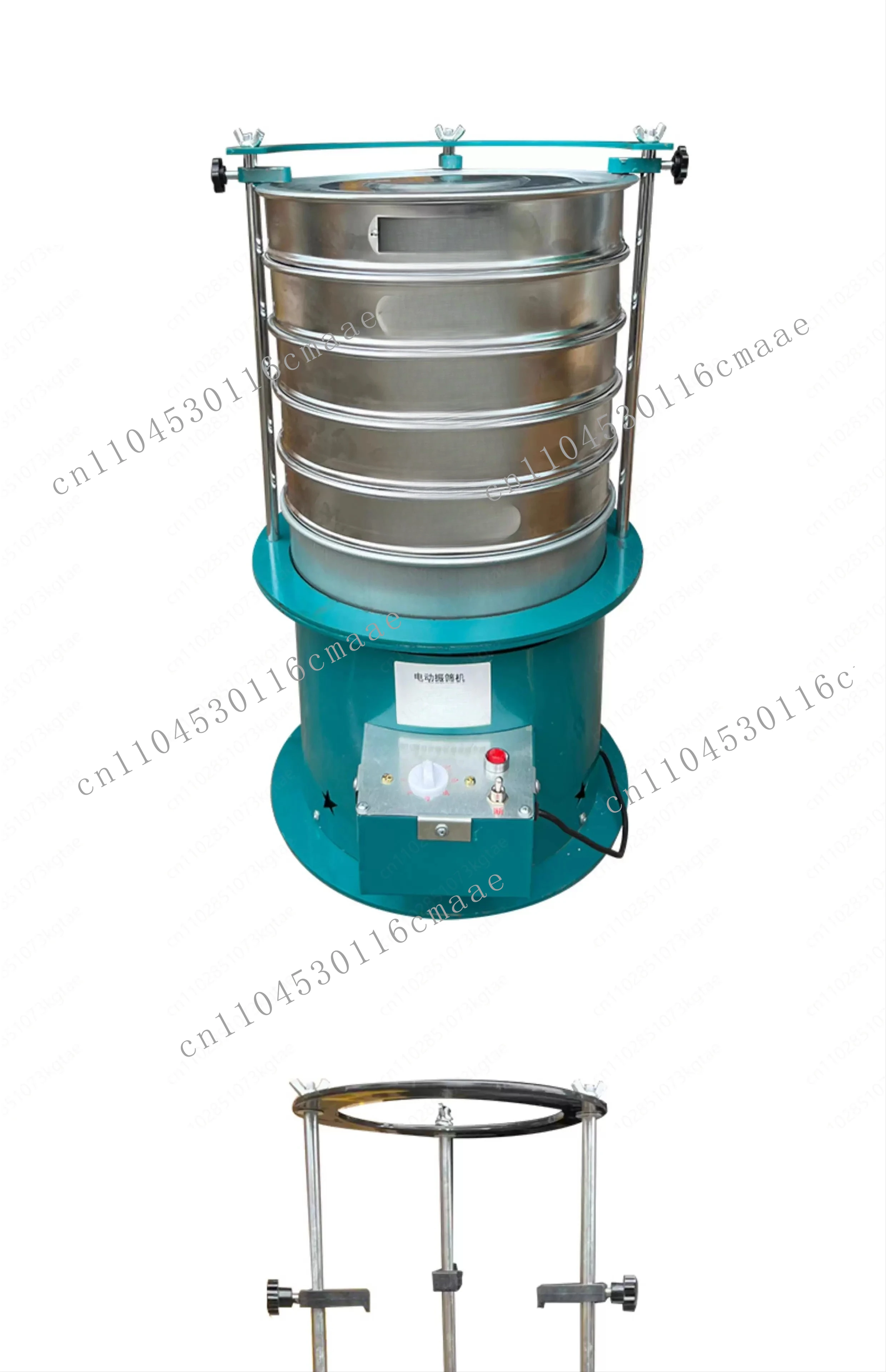 New Electric Vibrating Screen Machine Screening Machine Shaking Screen Testing Flour Vibrating Screen
