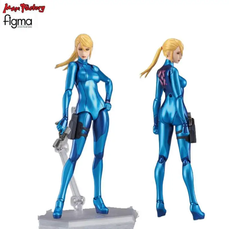 

In stock GSC,GoodSmile Max Factory figma Figma #306 - Metroid: Other M - Samus Aran - Zero Suit ver. Authentic Figure Model
