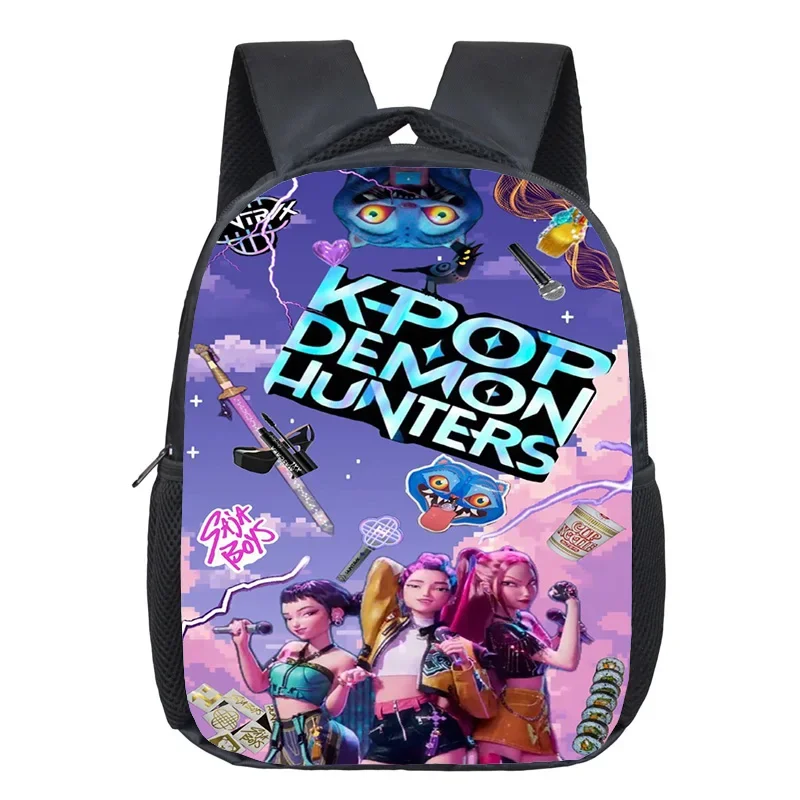 

Популярная детская школьная сумка KPop Demon Hunters, детский рюкзак в стиле манга для мальчиков и девочек, повседневная школьная сумка, модные рюкзаки «сделай сам»
