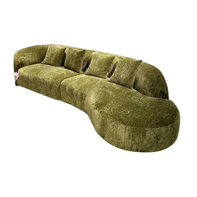 Special-shaped sofa creative moon sofa retro splicing combination sofa