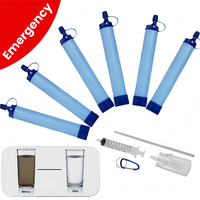 Portable Outdoor Water Purifier Bacteria Removal, Compact Filter for Camping, Hiking, Emergency Survival, Safe Drinking Water