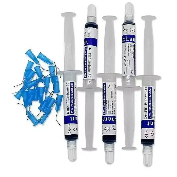 5 مللي/قطعة الأسنان 37% حمض الفوسفور المواد المحفورة حمض محفور مختبر القشرة لصق تقويم الأسنان قوس الترابط ملء #4