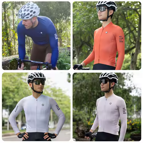 DAREVIE Cycling Jersey Long Sleeve Pro Aero Small Size 3D Bubble Mesh Cycling Jersey Men Women Breathable Man Cycling Maillot - Image 6