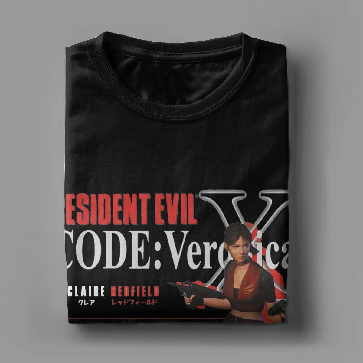 Men's T-Shirts Residents Evils Code Veronica X Creative 100% Cotton Tees Short Sleeve T Shirt Crewneck Clothing 6XL