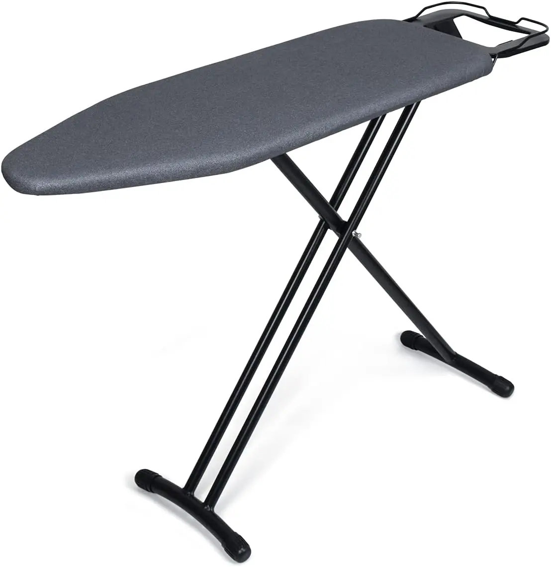 

12x36 Inch Ironing Board with Heat-Resistant Cover, Thick Felt Pad, and Adjustable Height for Easy Use