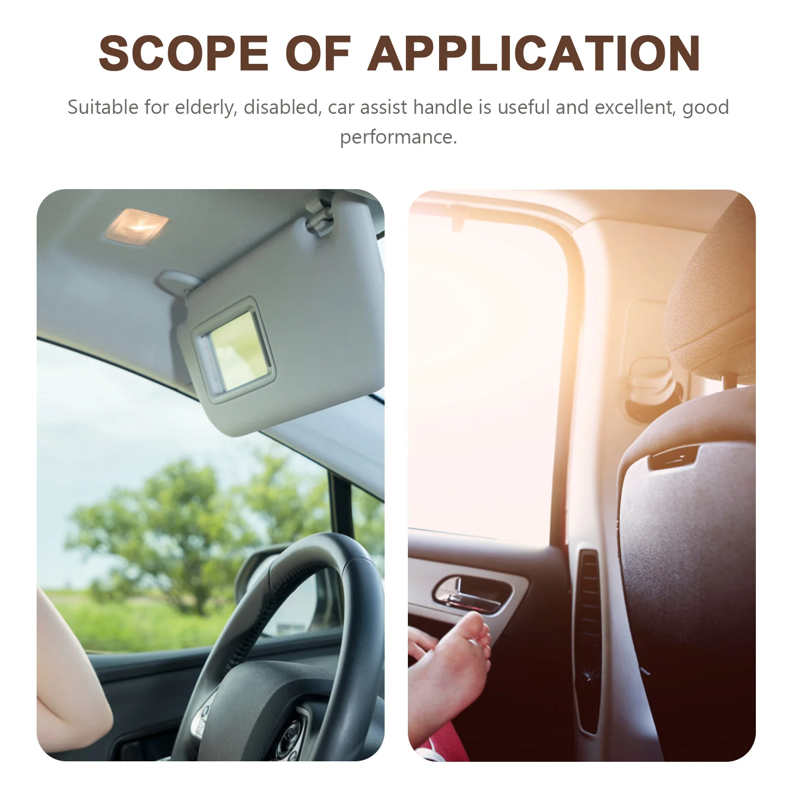 

Car Window Handle For Elderly Disabled Strong Durable Automotive Support Assist Vehicle Interior Accessory