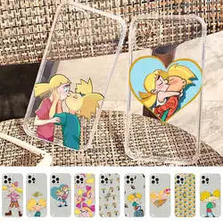 Hey Arnold Phone Case for iPhone 11 12 13 mini pro XS MAX 8 7 6 6S Plus X 5S SE 2020 XR case