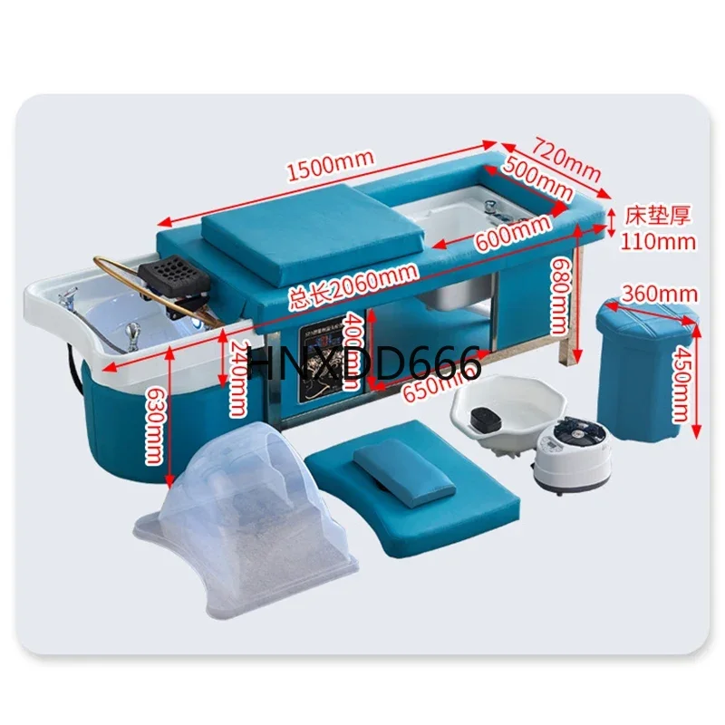 

Nordic High-end Comfort Shampoo Bed Anti - Slip Surface Scalp Simple Massage Shampoo Chairs Salon Furniture Sillon Barbero FYSC
